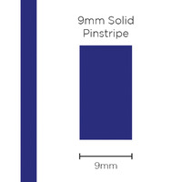 Pinstripe Solid Dark Blue 9mm x 10m