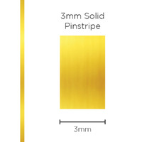 Pinstripe Solid Gold Mylar 3mm x 10m