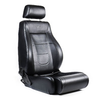 Trax Premium Seat Black PU ADR Compliant