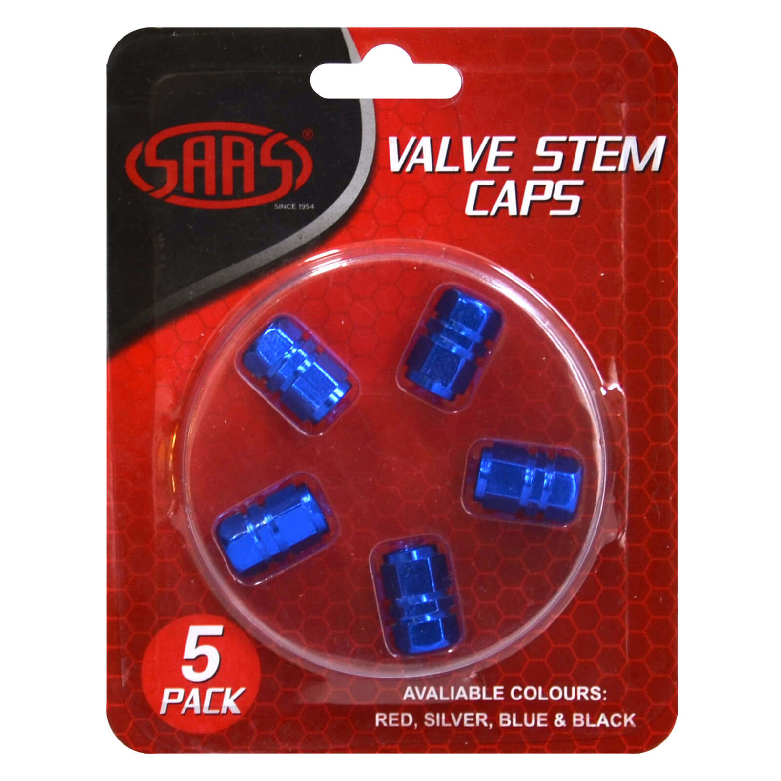 Valve Cap Blue - 5 Pack