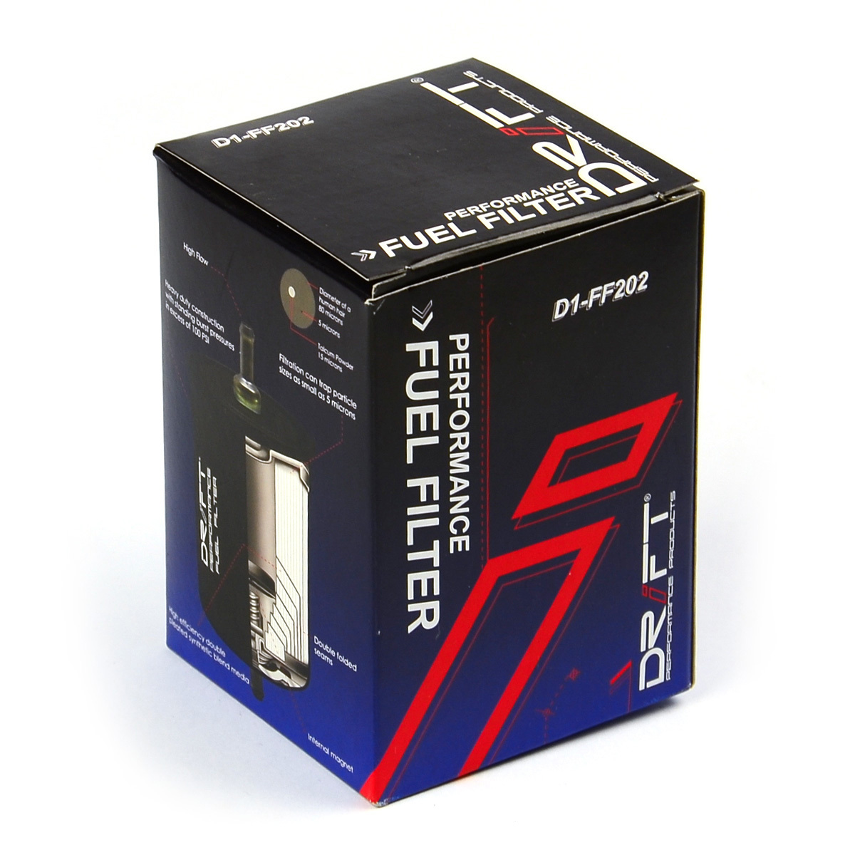Drift Performance Magnetic Fuel Filter - Black - Z202