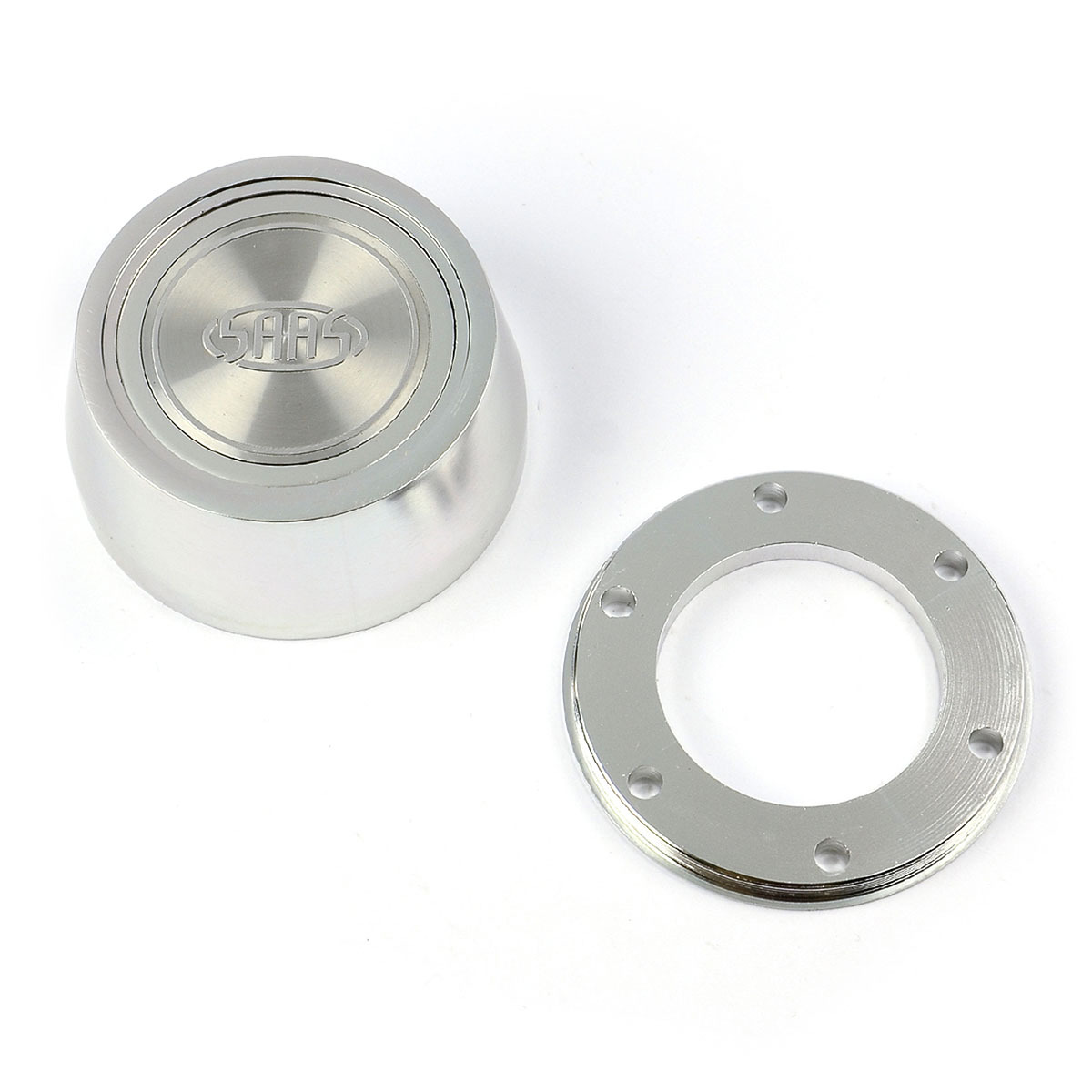 Horn Button Brushed Alloy Billet Tall Suit Deep Dish