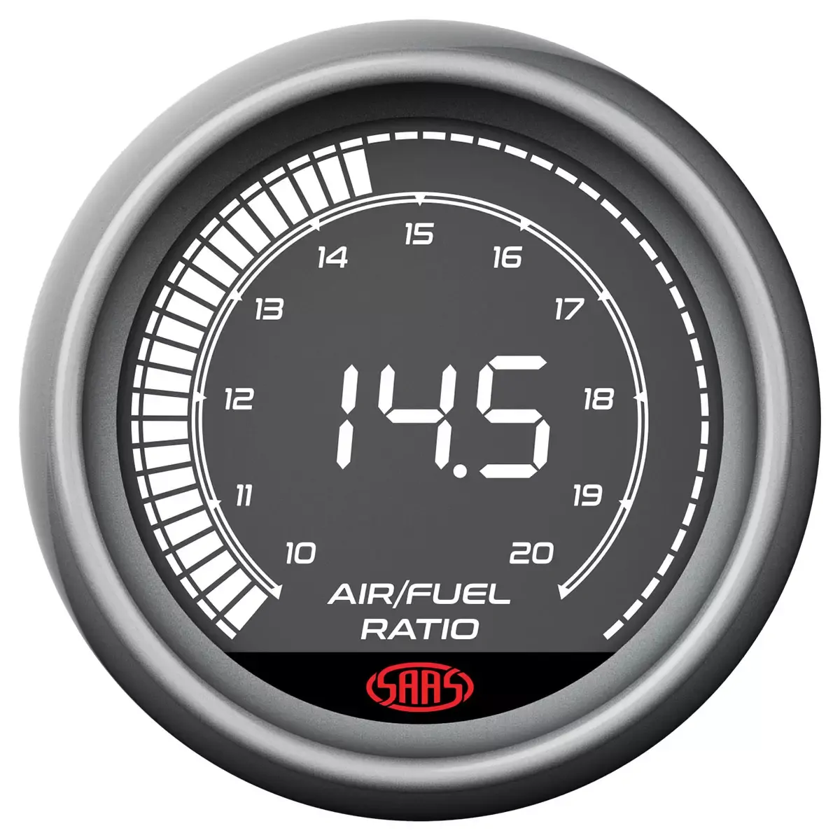 52mm Digital Air Fuel Ratio Gauge Kit With Wideband O2 Sensor – 12V LED Display