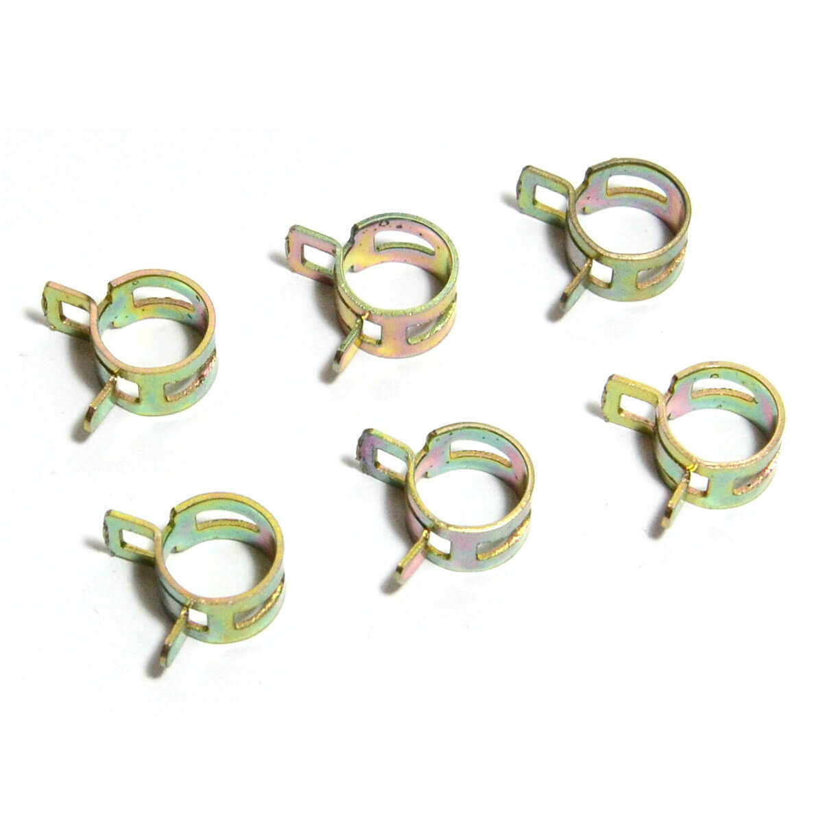 Hose Clamps Spring Size 6 these suit 6mm (1/4") hose Pack of 6