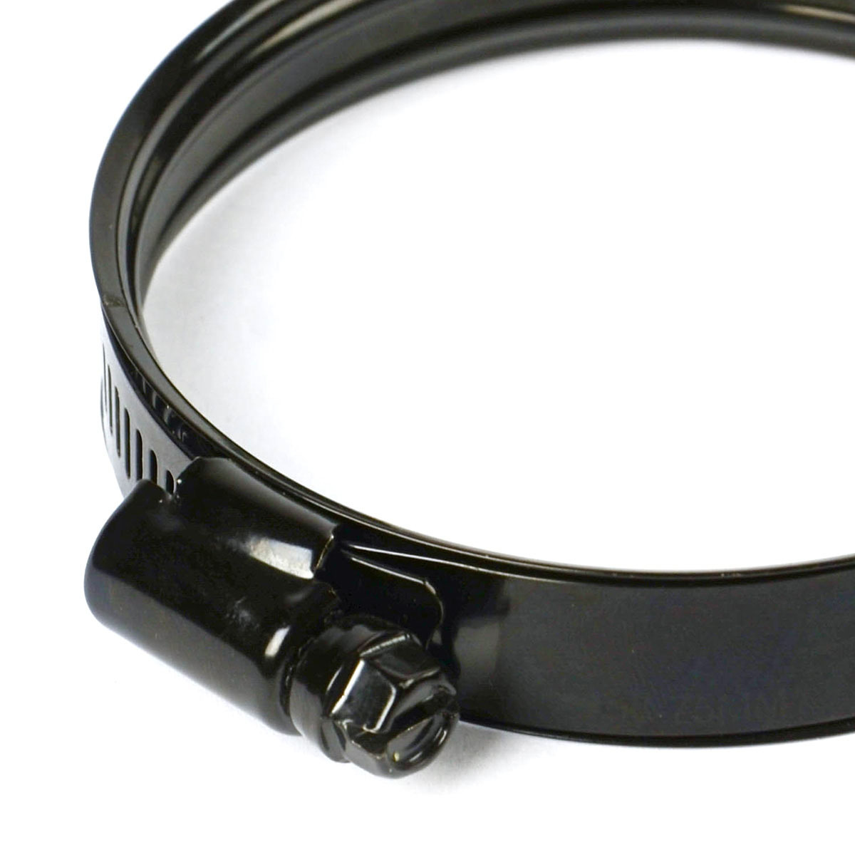 Hose Clamp Dual Bead Black Stainless Steel 73mm - 90mm