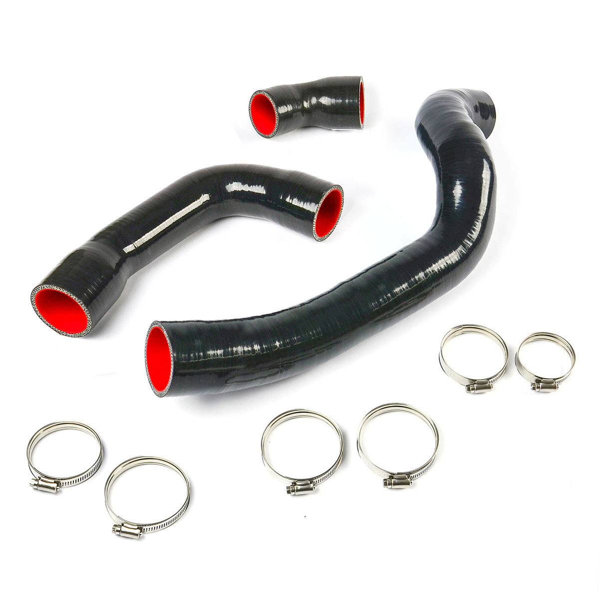 Ford Ranger/Mazda BT50 2.2L 3 Piece Silicone Hose and Clamp Intercooler Upgrade Kit 2011 -