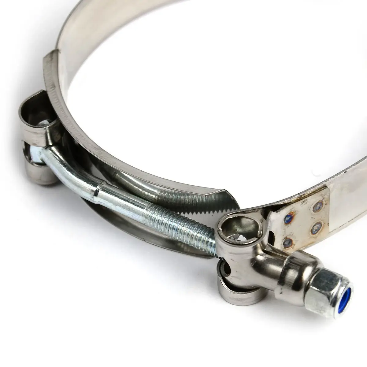 5x HPS 70mm-78mm Stainless Steel Spring Loaded T-Bolt Clamps For 2.5" (63mm) Hose