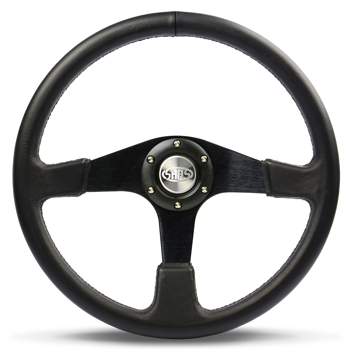 Steering Wheel Leather 15 " ADR Octane Black Spoke