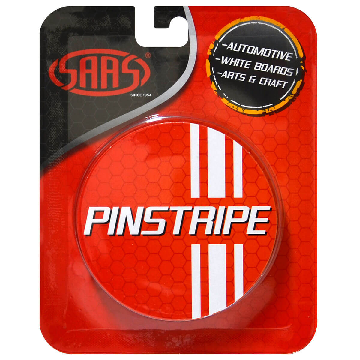 Pinstripe Solid Orange 3mm x 10mt
