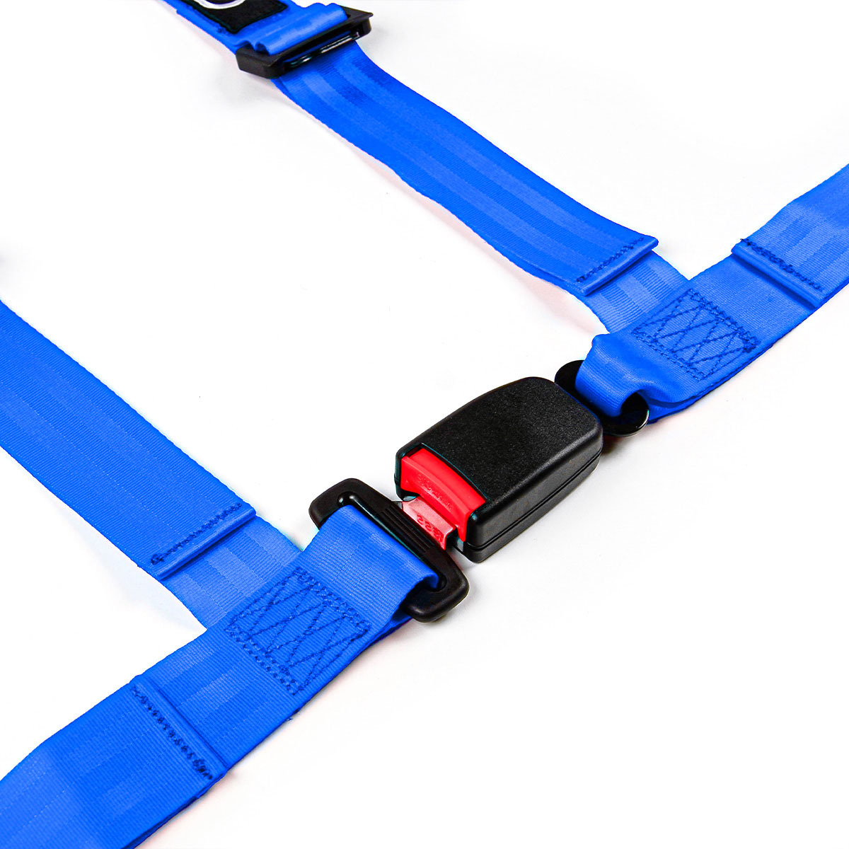 2-Inch 4-Point Harness Belts - Blue