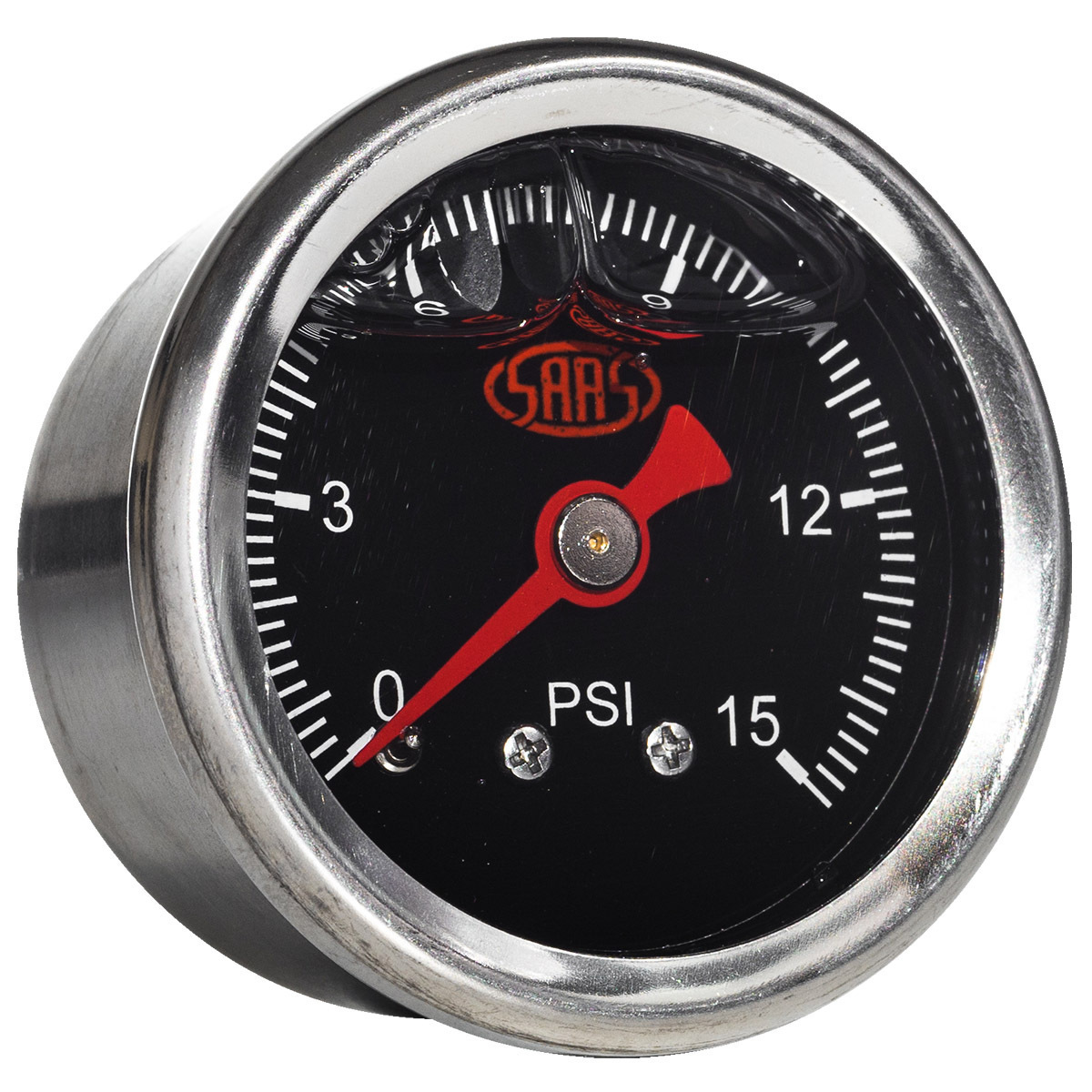 0-15) PSI Fuel Pressure Gauge Liquid Filled - Russell Performance