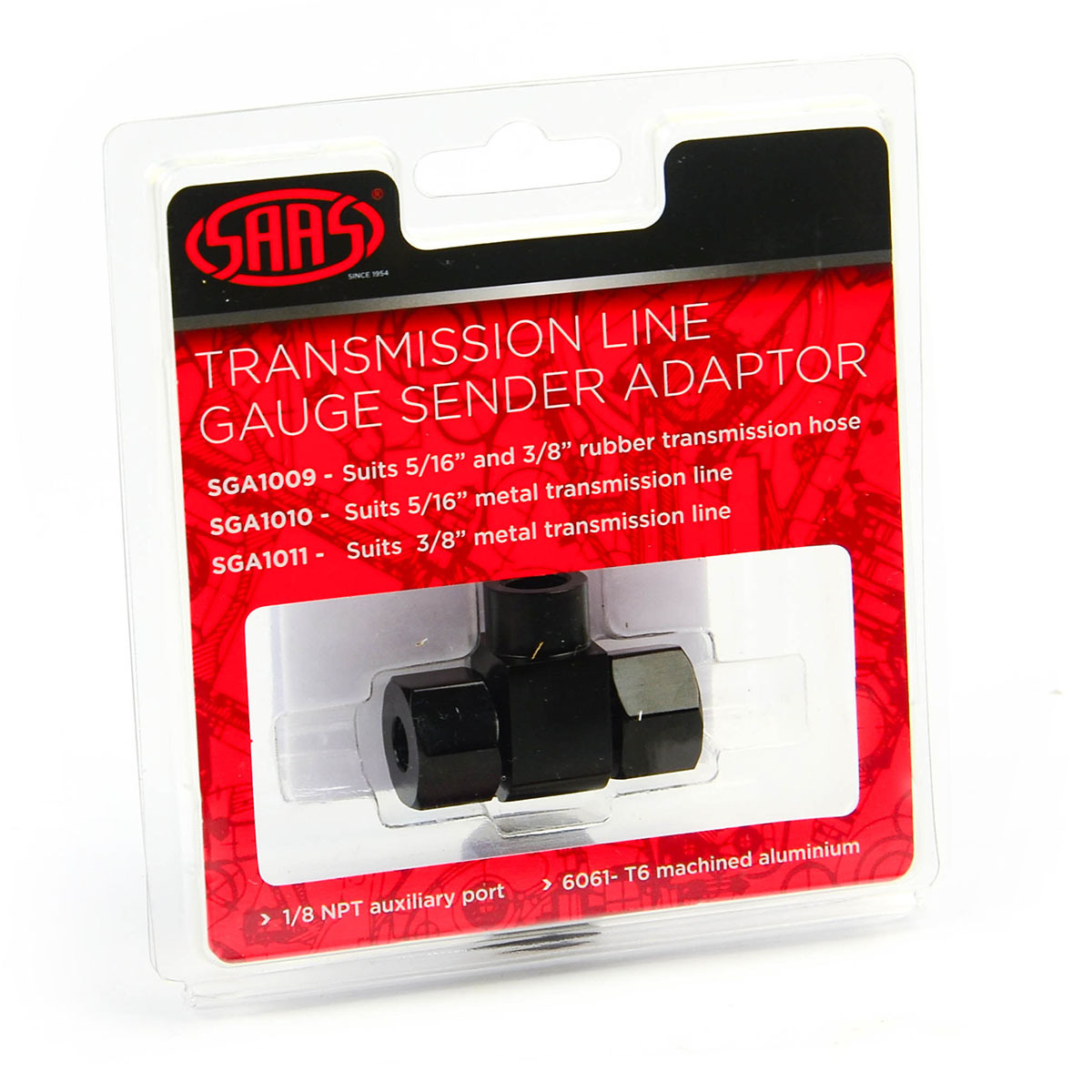 Trans Temp Sender Adaptor suit 5/16 (8mm) metal lines