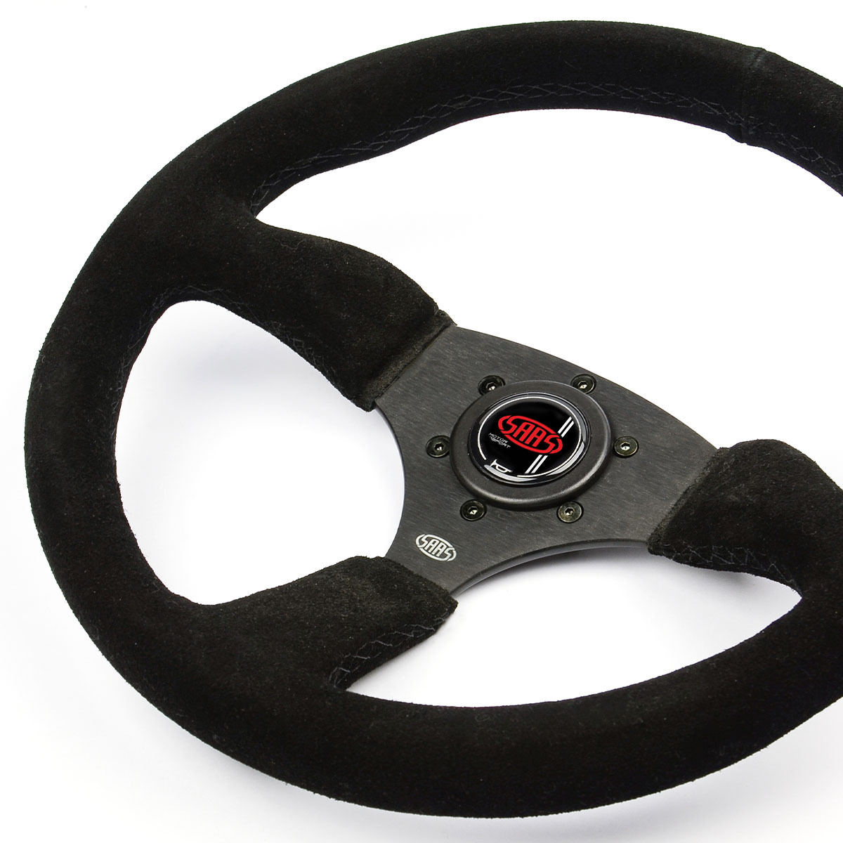 Steering Wheel Suede 14" ADR Tokyo Motorsport Black Spoke