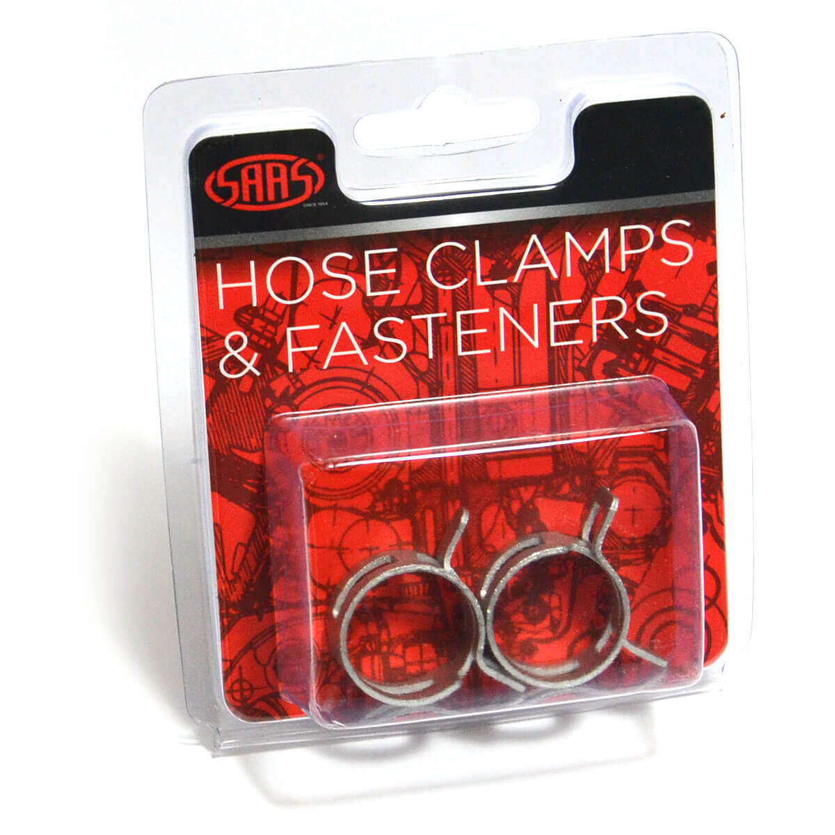 Hose Clamps Spring Size 16 these suit 16mm (5/8") hose Pack of 2