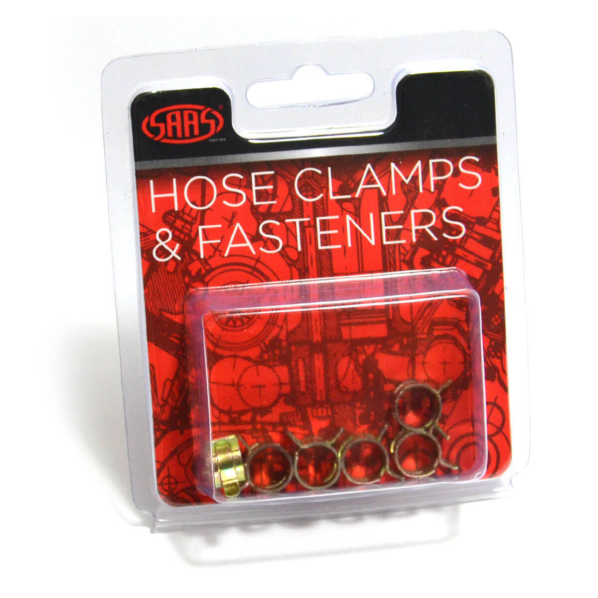 Hose Clamps Spring Size 5 suit 5mm (13/64") hose Pack of 6