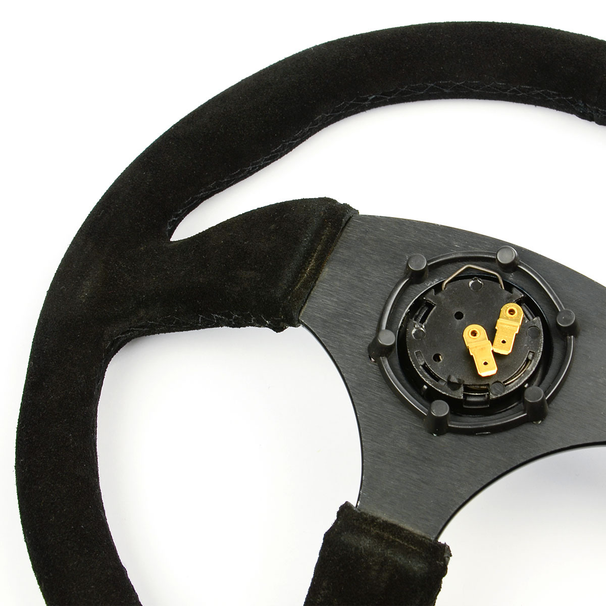 Steering Wheel Suede 14" ADR Tokyo Motorsport Black Spoke