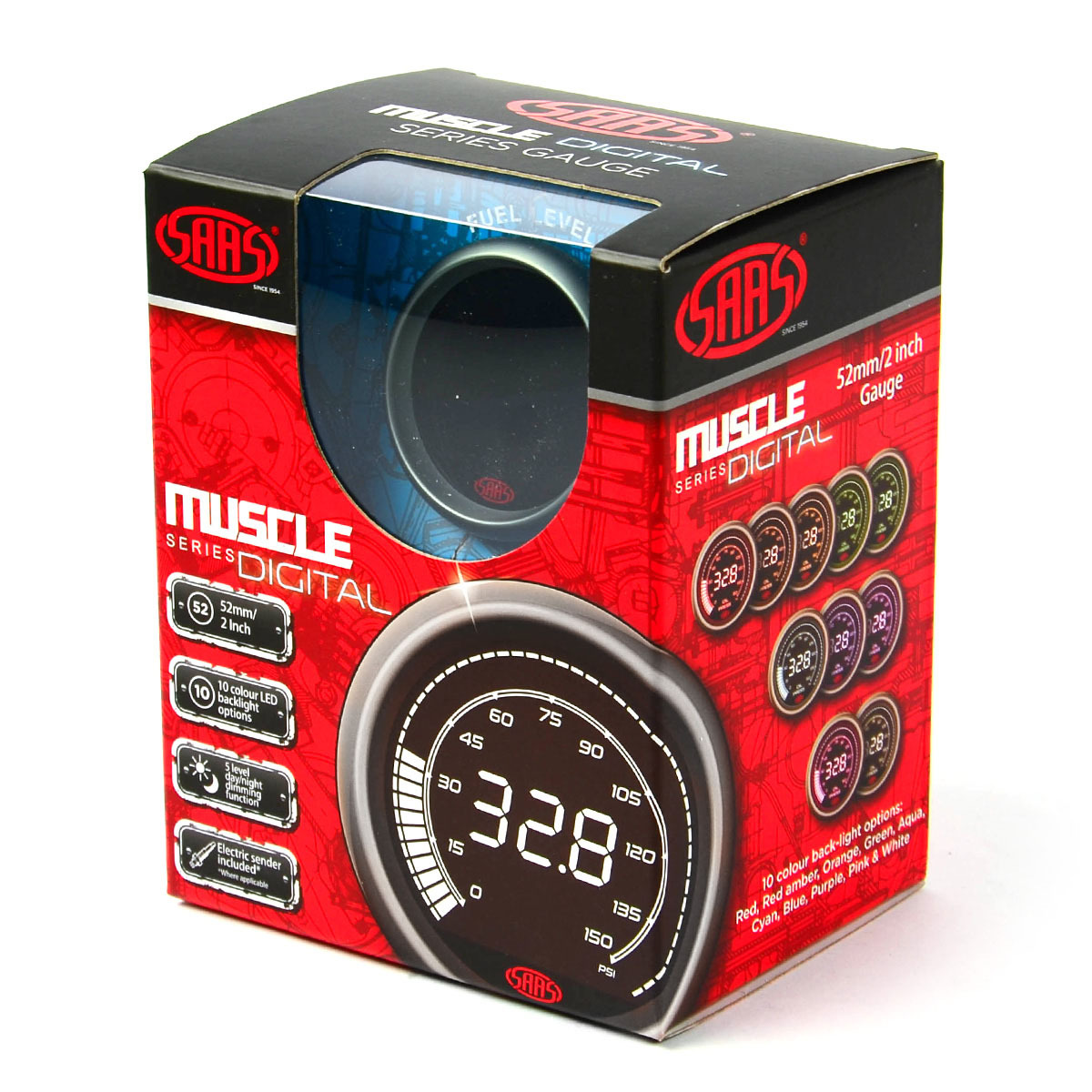 Fuel Level Gauge 52mm Digital Series
