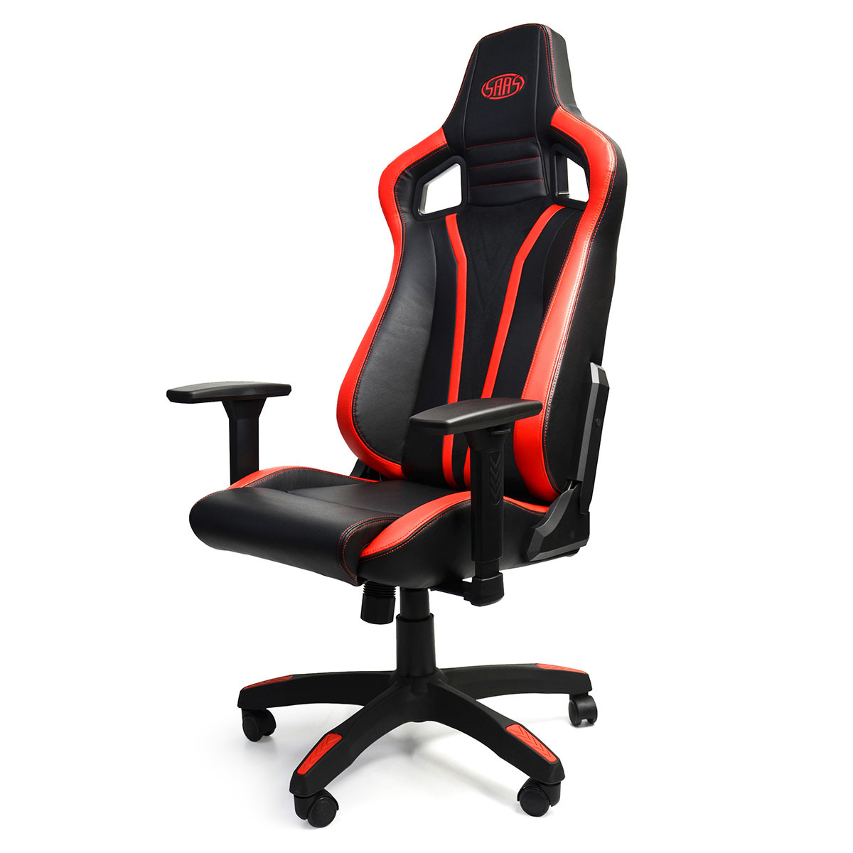 Executive Office Chair Black with Red Accents Gaming 