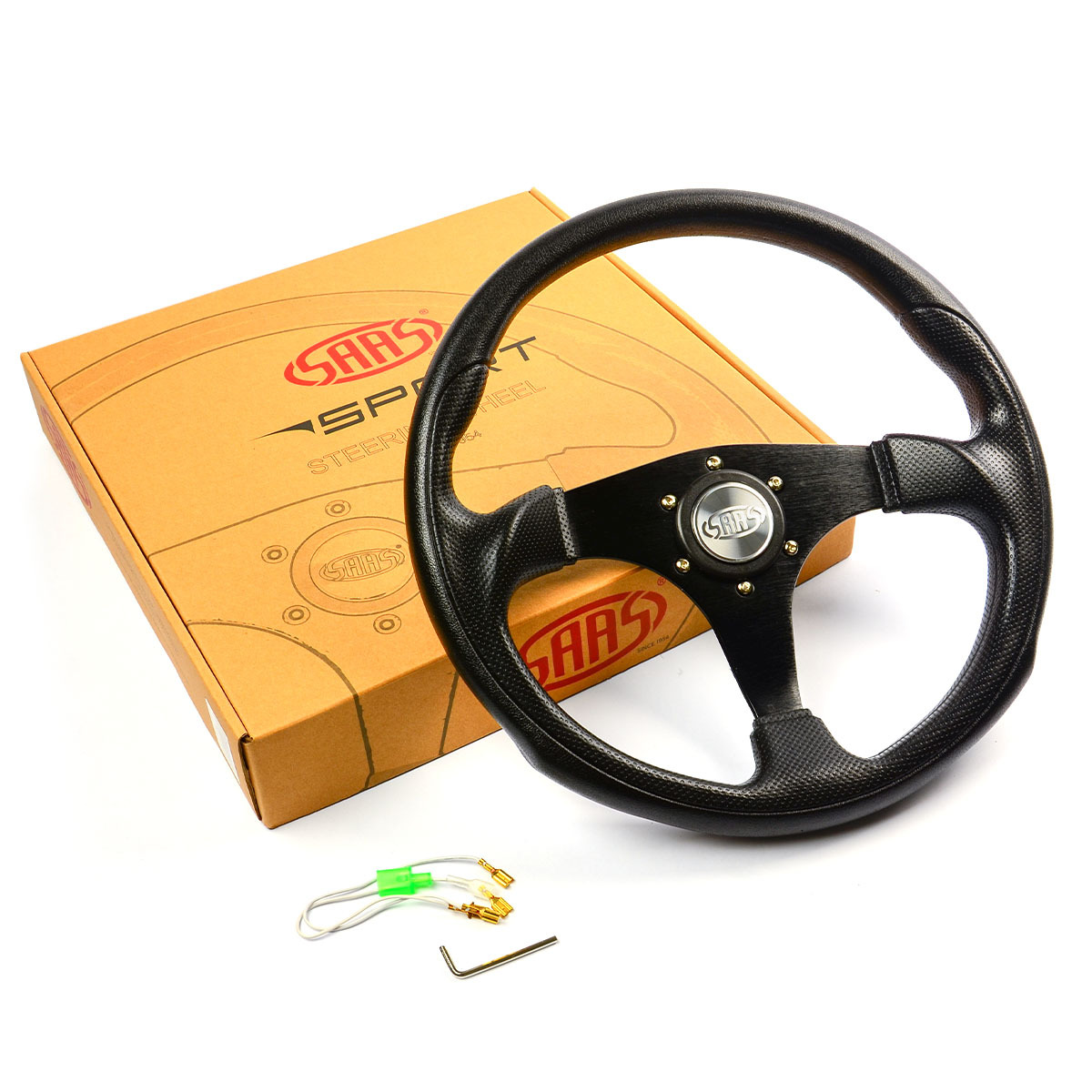 Steering Wheel Poly 14" ADR Octane Black Spoke