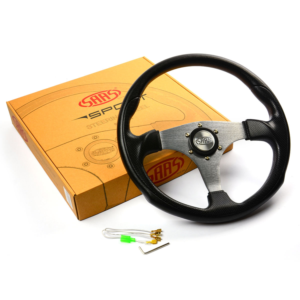 Steering Wheel Poly 14" ADR Octane Titanium Spoke