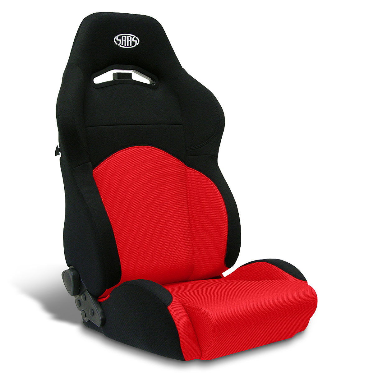 SAAS GT Seat Dual Recline Black/Red ADR Compliant