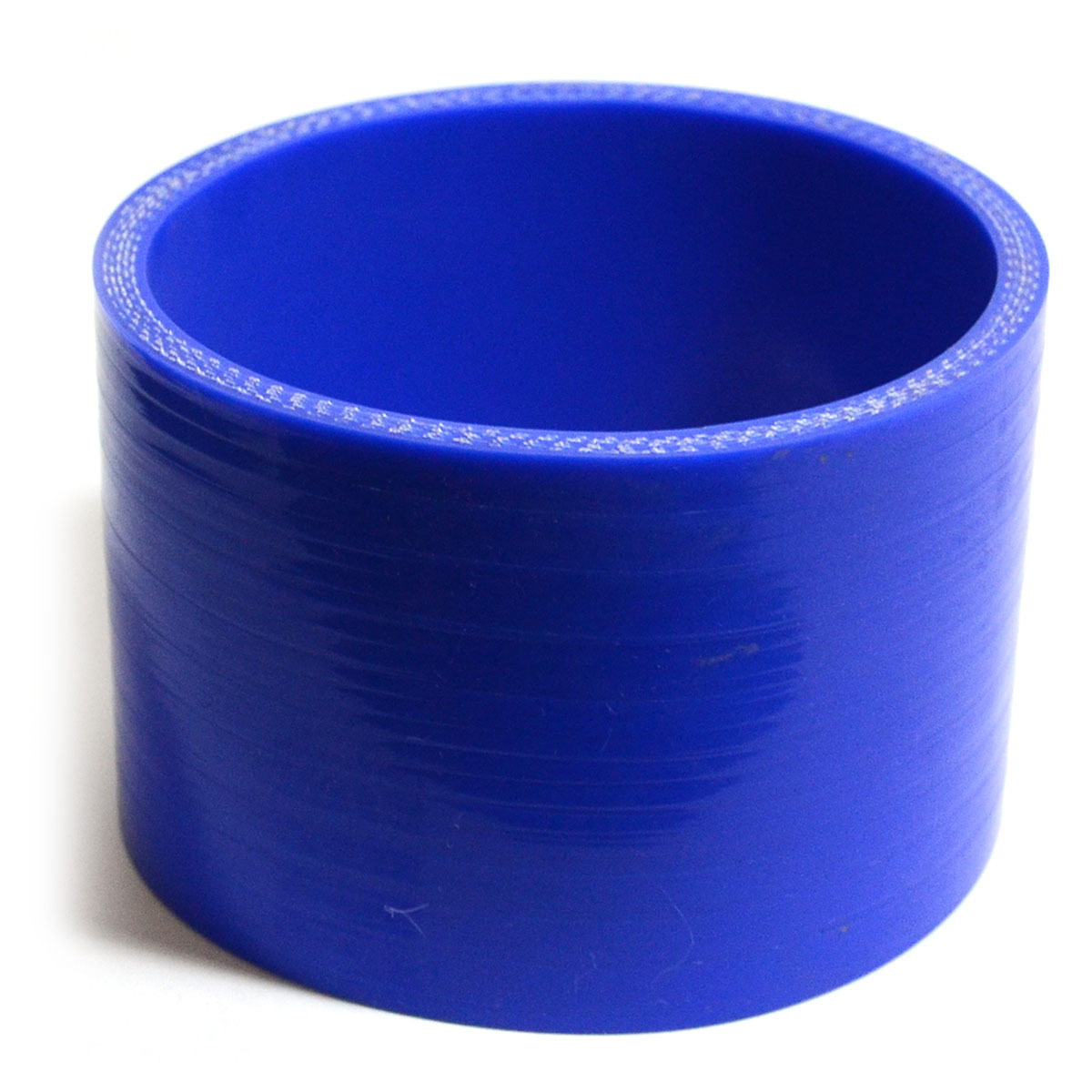 Straight 4 Ply Silicone Hose 102mm x 102mm x 76mm Blue