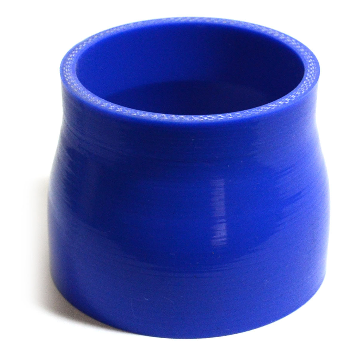 Straight 4 Ply Silicone Reducer 76mm x 89mm x 76mm Blue