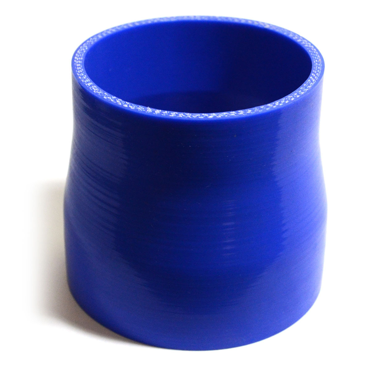 Straight 4 Ply Silicone Reducer 89mm x 102mm x 102mm Blue