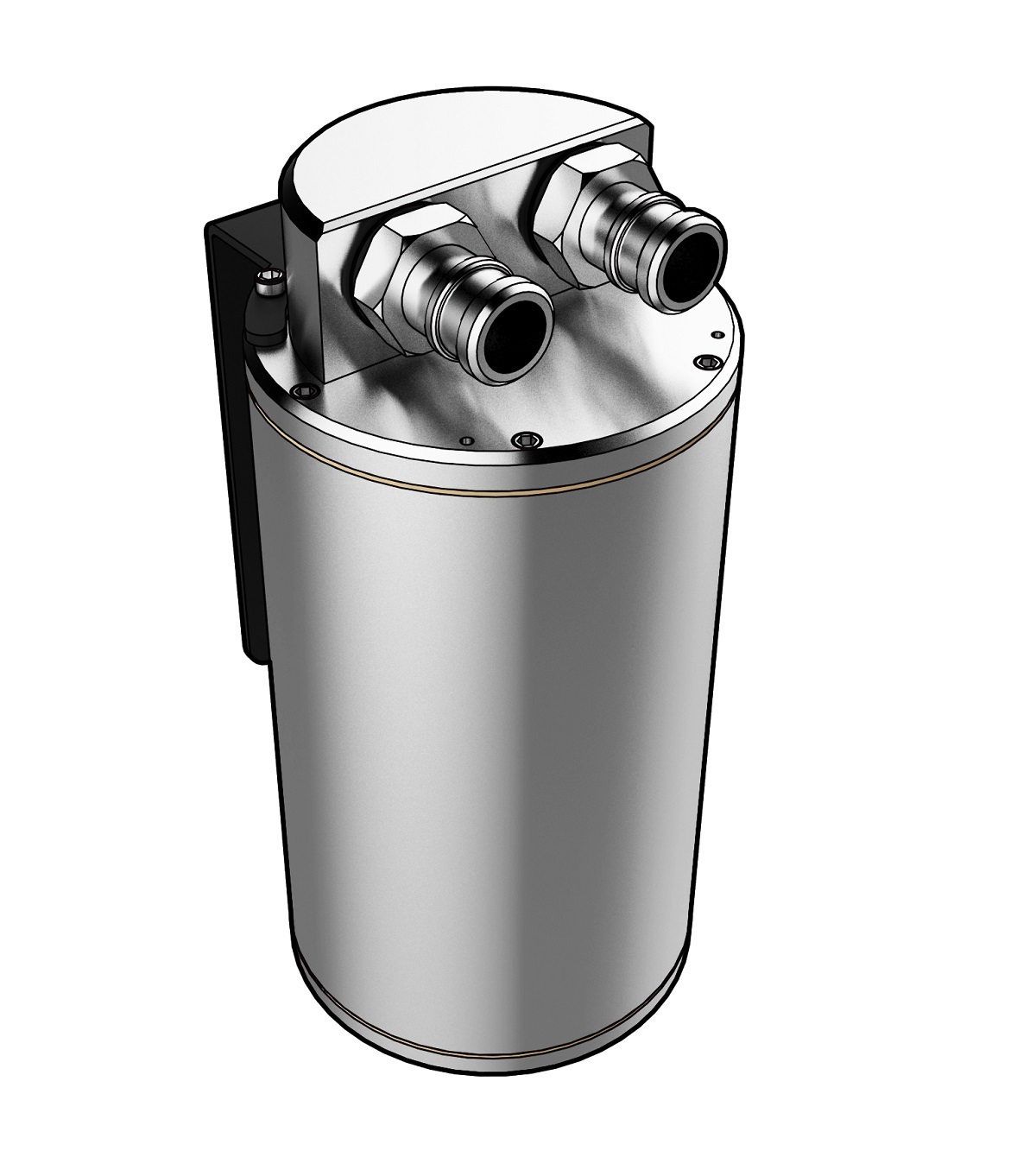 Universal Oil Catch Can - Round