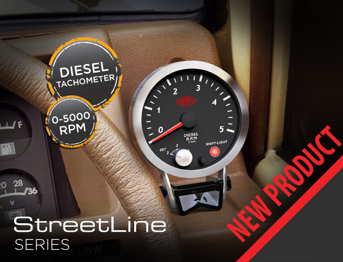 StreetLine Diesel Tacho w/ Shift Light