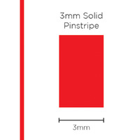 Pinstripe Solid Red 3mm x 10mt