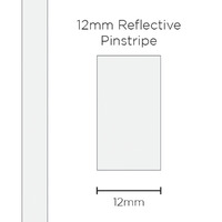 Pinstripe Reflective White 12mm x 1m