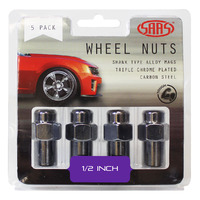 Wheel Nuts Mag 1/2" Chrome 43mm 5Pk