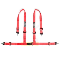 Harness 4 Point Red 2 Snap Hook Clip
