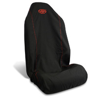 Seat Cover Throw Black Saas Red Logo Large 1Pc