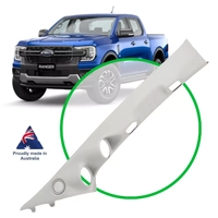 Gauge Pillar Pod Ford Ranger PY 2022 - On Lt Grey Painted Tweeter Grille 