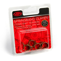 Hose Clamps Spring Size 8 these suit 8mm (5/16") hose Pack of 4