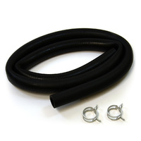 Oil Resistant Hose 16mm (5/8) ID x 1M + 2 Clamps