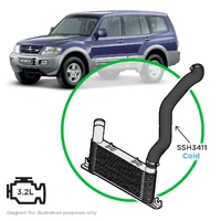 Mitsubishi Pajero NM-NP 3.2 Cold Side Intercooler Hose
