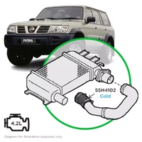 Nissan GU Patrol TD42T 1999 on Cold Side from Intercooler Hose
