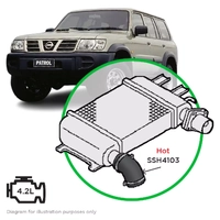 Nissan GU Patrol TD42T 1999 on Hot Side to Intercooler Hose