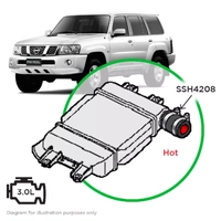 Nissan GU Patrol Y61 ZD30 CRD Hot Side from Mid Pipe to Intercooler