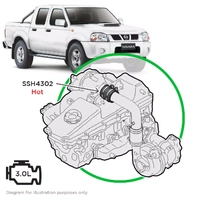 Nissan Navara D22 ZD30 3.0 Silicone Turbo Hose Pipe to Charge Cooler
