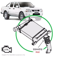 Nissan Navara D22 YD25 2.5 Hot Side Intercooler Hose