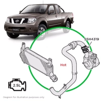 Nissan Navara D40 YD25 2.5 Hot Side from Turbo to Join Pipe