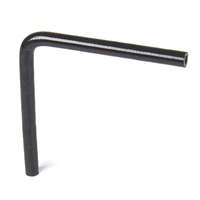 Silicone Heater Hose 90&deg 10mm (3/8") ID x 200mm Legs Black