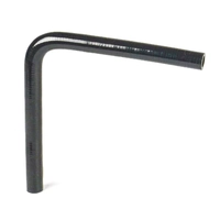 Silicone Heater Hose 90&deg 13mm (1/2") ID x 200mm Legs Black
