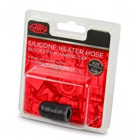 Silicone Heater Hose Blanking Cap 8mm (5/16") Black