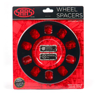 Wheel Spacer Pair Universal 5 Stud 3mm Black