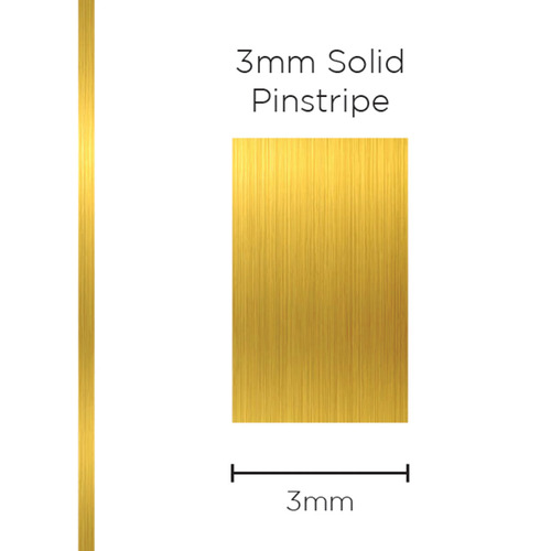 Pinstripe Solid Gold 3mm x 10mt